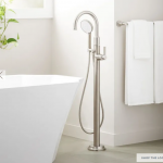  Greyfield Freestanding Tub Faucet with Hand Shower