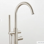 Algos Thermostatic Freestanding Tub Faucet - Brushed Nickel