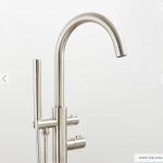 Algos Thermostatic Freestanding Tub Faucet - Brushed Nickel