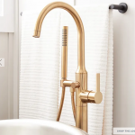 Lentz Freestanding Tub Faucet - Lever Handle