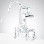Allister Deck-Mount Tub Faucet and Hand Shower 