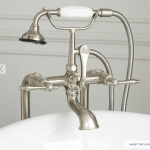 Freestanding Telephone Tub Faucet, Supplies & Valves - Lever Handles