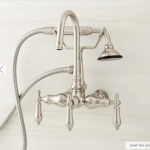 Pasaia Tub Faucet with Hand Shower - Lever Handles