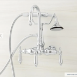 Pasaia Tub Faucet with Hand Shower - Lever Handles