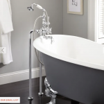 Nottingham Freestanding Thermostatic Tub Faucet and Supplies 