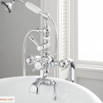 Nottingham Freestanding Thermostatic Tub Faucet and Supplies 