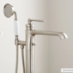 Cooper Freestanding Tub Filler with Hand Shower