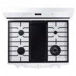 Samsung - 6.0 cu. ft. Freestanding Gas Range with WiFi, No-Preheat Air Fry & Convection - White