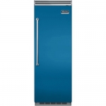Viking - Professional 5 Series Quiet Cool 17.8 Cu. Ft. Built-In Refrigerator - Alluvial blue