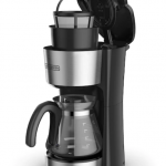 BLACK+DECKER  5-Cup Black/Stainless Residential Drip Coffee Maker