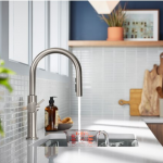 KOHLER  Vibrant Stainless Single Handle Pull-down Touchless Kitchen Faucet with Sprayer Function