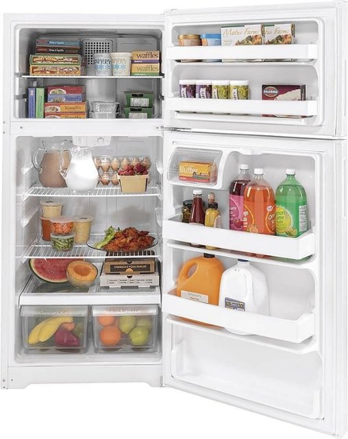 HK Refrigerator – 28 inch Hotpoint – 15.6 Cu. Ft. Top-Freezer ...