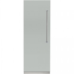Viking - Professional 7 Series 16.4 Cu. Ft. Built-In Refrigerator - Arctic gray