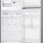 LG - 11.1 Cu. Ft. Top-Freezer Refrigerator - Platinum silver