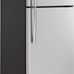 GE - 17.5 Cu. Ft. Top-Freezer Refrigerator - Stainless steel