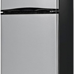 Insignia™ - 11.5 Cu. Ft. Top-Freezer Refrigerator - Stainless steel