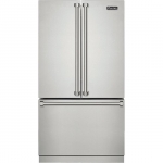 Viking - 3 Series 22.1 Cu. Ft. French Door Counter-Depth Refrigerator - Stainless steel