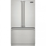 Viking - 3 Series 22.1 Cu. Ft. French Door Counter-Depth Refrigerator - Stainless steel