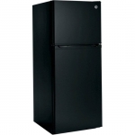  GE - 11.6 Cu. Ft. Top-Freezer Refrigerator - Black