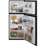  GE - 11.6 Cu. Ft. Top-Freezer Refrigerator - Black