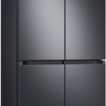 Samsung - 23 cu. ft. 4-Door Flex French Door Counter-Depth Refrigerator with WiFi, AutoFill Water Pitcher & Dual Ice Maker - Black stainless steel