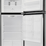 Insignia™ - 11.5 Cu. Ft. Top-Freezer Refrigerator - Stainless steel