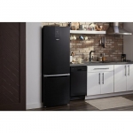 Whirlpool - 12.7 Cu. Ft. Bottom-Freezer Counter-Depth Refrigerator - Black