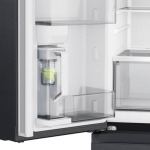 Samsung - 23 cu. ft. 4-Door Flex French Door Counter-Depth Refrigerator with WiFi, AutoFill Water Pitcher & Dual Ice Maker - Black stainless steel