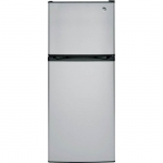 GE - 11.6 Cu. Ft. Top-Freezer Refrigerator - Stainless steel