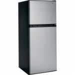 GE - 11.6 Cu. Ft. Top-Freezer Refrigerator - Stainless steel