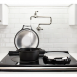 KOHLER  Artifacts Vibrant Stainless 2-handle Wall-mount Pot Filler Kitchen Faucet