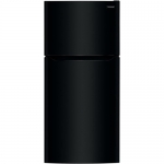 Frigidaire - 18.3 Cu. Ft. Top-Freezer Refrigerator - Black