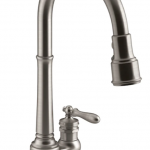 KOHLER  Artifacts Vibrant Stainless Single Handle Pull-down Kitchen Faucet with Sprayer Function