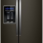 Whirlpool - 28.4 Cu. Ft. Side-by-Side Refrigerator with Water and Ice Dispenser - Black stainless steel