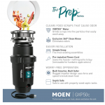 Moen  Prep Corded 1/2-HP Continuous Feed Noise Insulation Garbage Disposal