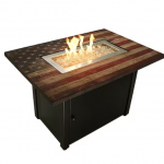 Mr. Bar-B-Q - Americana Fire Pit - Black