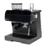 GE Profile - Semi-Automatic Espresso Machine with 15 bars of pressure, Milk Frother, and Built-In Wi-Fi - Black
