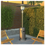 Fire Sense - Platinum Finish Performance Patio Heater - Gray