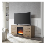 Camden&Wells - Greer Crystal Fireplace TV Stand for Most TVs up to 65