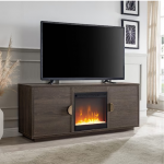 Camden&Wells - Dakota Crystal Fireplace TV Stand for Most TVs up to 65