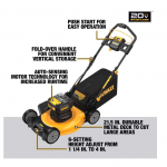  DeWalt 20V MAX DCMWP233U2 21 in. 20 V Battery Lawn Mower Kit (Battery & Charger) 