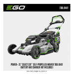  EGO Power+ Select Cut LM2130SP 21 in. 56 V Battery Self-Propelled Lawn Mower Tool Only 
