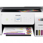 Epson - EcoTank ET-2800 Wireless Color All-in-One Inkjet Cartridge-Free Supertank Printer - White