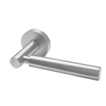 Linnea 304 Grade Stainless Steel LL18 Privacy Door Lever Set with Small Round Rose