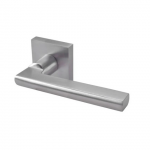 Linnea 304 Grade Stainless Steel LL148 Privacy Door Lever Set with Small Square Rose