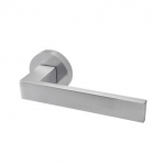 Linnea 304 Grade Stainless Steel LL100 Privacy Door Lever Set with Small Round Rose