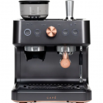 Café - Bellissimo Semi-Automatic Espresso Machine with 15 bars of pressure, Milk Frother, and Built-In Wi-Fi - Matte Black