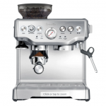 Breville - the Barista Express Espresso Machine with 15 bars of pressure, Milk Frother and intergrated grinder - Stainless Steel