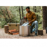 Solo Stove Bonfire + Stand & Shelter 2.0 Bundle - Stainless Steel