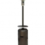 Hanover - 7-Ft. 48,000 BTU Steel Umbrella Propane Patio Heater - Hammered Bronze